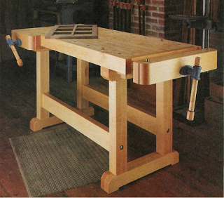 FREE HOW TO MAKE A WOODEN WORKSHOP WORK BENCH AND VICE 